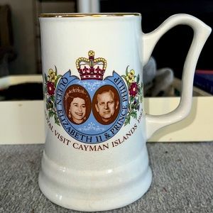 Queen Elizabeth Royal Visit 1983 Mug
